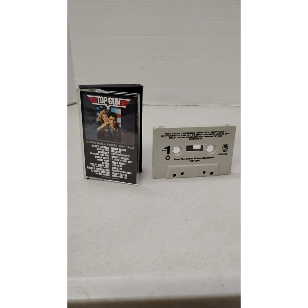 Top Gun Original Motion Picture Movie Soundtrack Cassette Tape 1986 - Picture 7 of 8